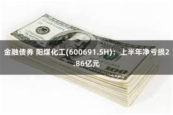 金融债券 阳煤化工(600691.SH)：上半年净亏损2.86亿元