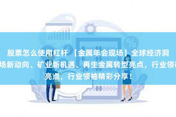 股票怎么使用杠杆 【金属年会现场】全球经济洞察、金属市场新动向、矿业新机遇、再生金属转型亮点，行业领袖精彩分享！